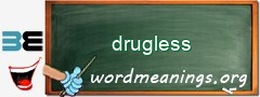 WordMeaning blackboard for drugless